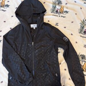 Coach Kids Black Raincoat